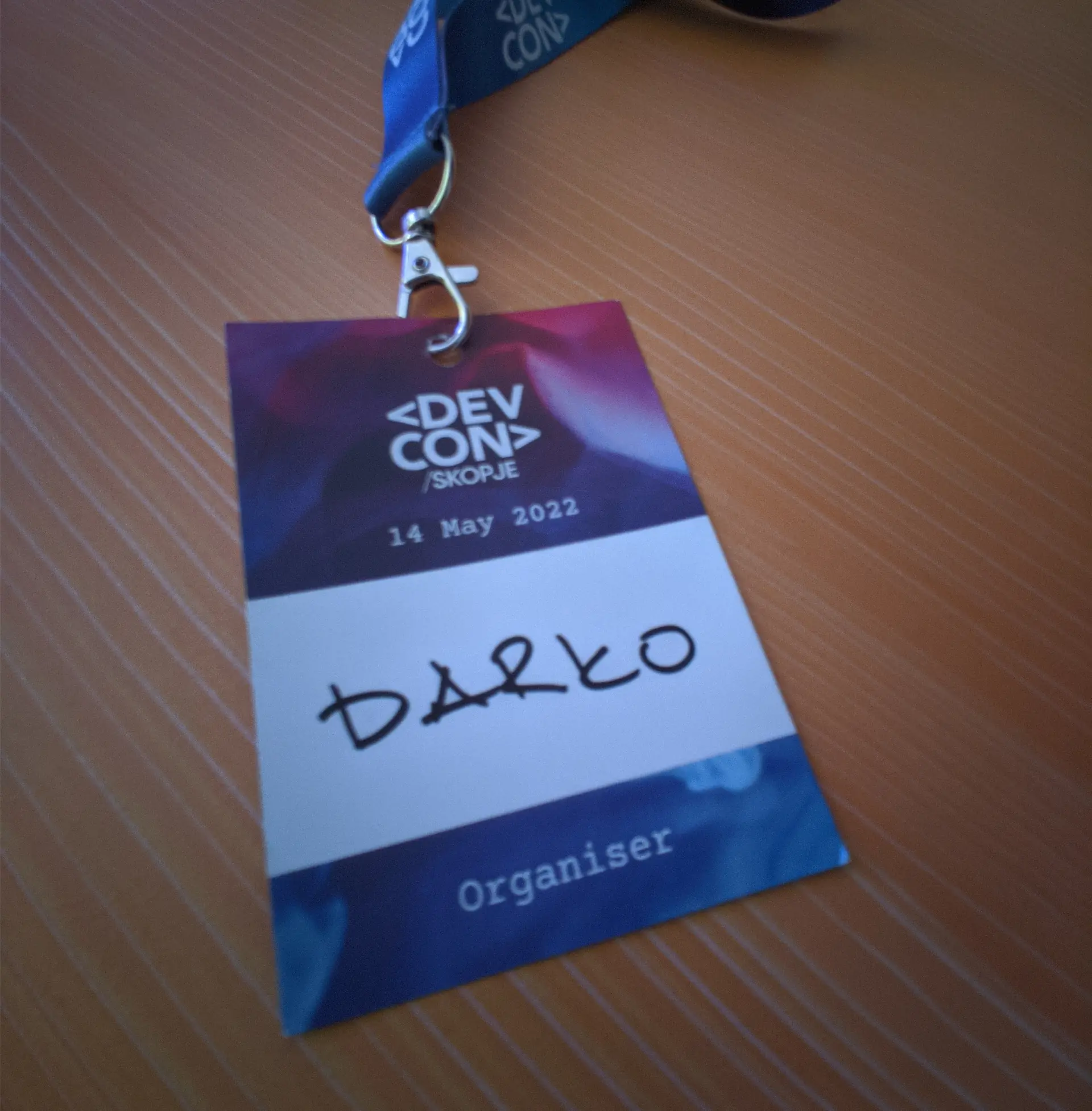 Swag corner stories - 2. The DevCon badge