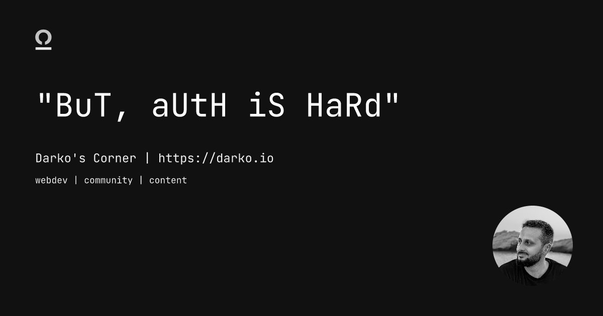 "BuT, aUtH iS HaRd"